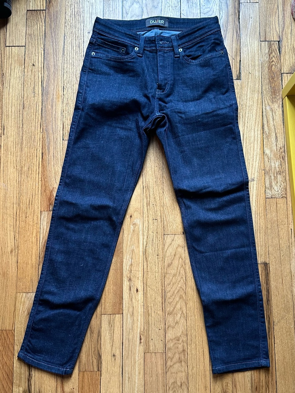 DU/ER Slim Fit Dark Indigo Jeans for Men